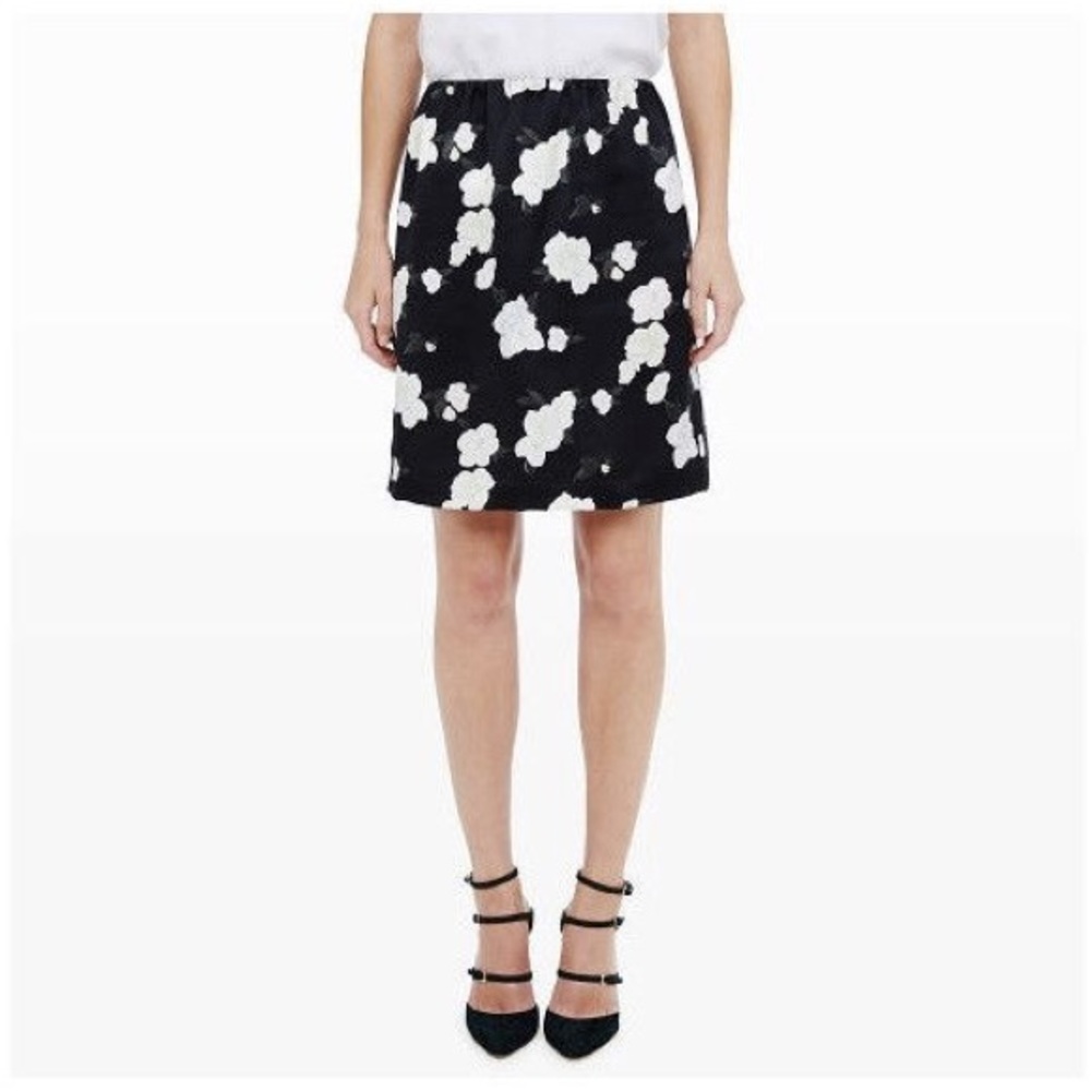 SALE NWT Club Monaco 100% silk kapri skirt size 00